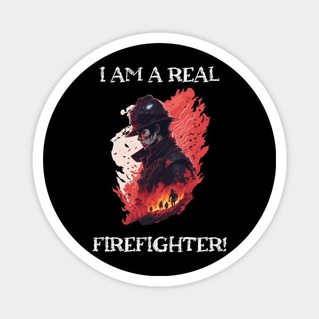 I am a real Firefighter Magnet by SMD-Designs